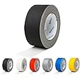 Fetefest Gaffers Tape Black Heavy Duty, 2" by 30 Yards, Professional Grade Gaffer Tape, Non-Reflective, No Residue, Hand Tear, Self-Adhesive, Multiple Purposes (Black, 2 inches x 30 Yards)
