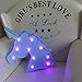 Blue Unicorn Head Purple Emitting Led Night Light Animal Shape Marquee LED Lamps Kids Children Bedroom Decortive Table Lamps Party Wedding Indoor Mood Lighting