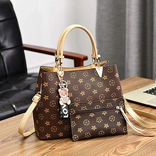 WOAIRAN Women Shoulder Bag Fashion Pu Vintage Printing Cross Body Bag Ladies Handbag Large Capacity Messenger Bags