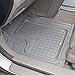 Motor Trend BC210-B2 Grey Performance Plus Rubber Car Floor Mats & Cargo Weather Liners 5pc Set (Gray)
