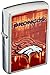 Zippo NFL Denver Broncos Street Chrome Pocket Lighter