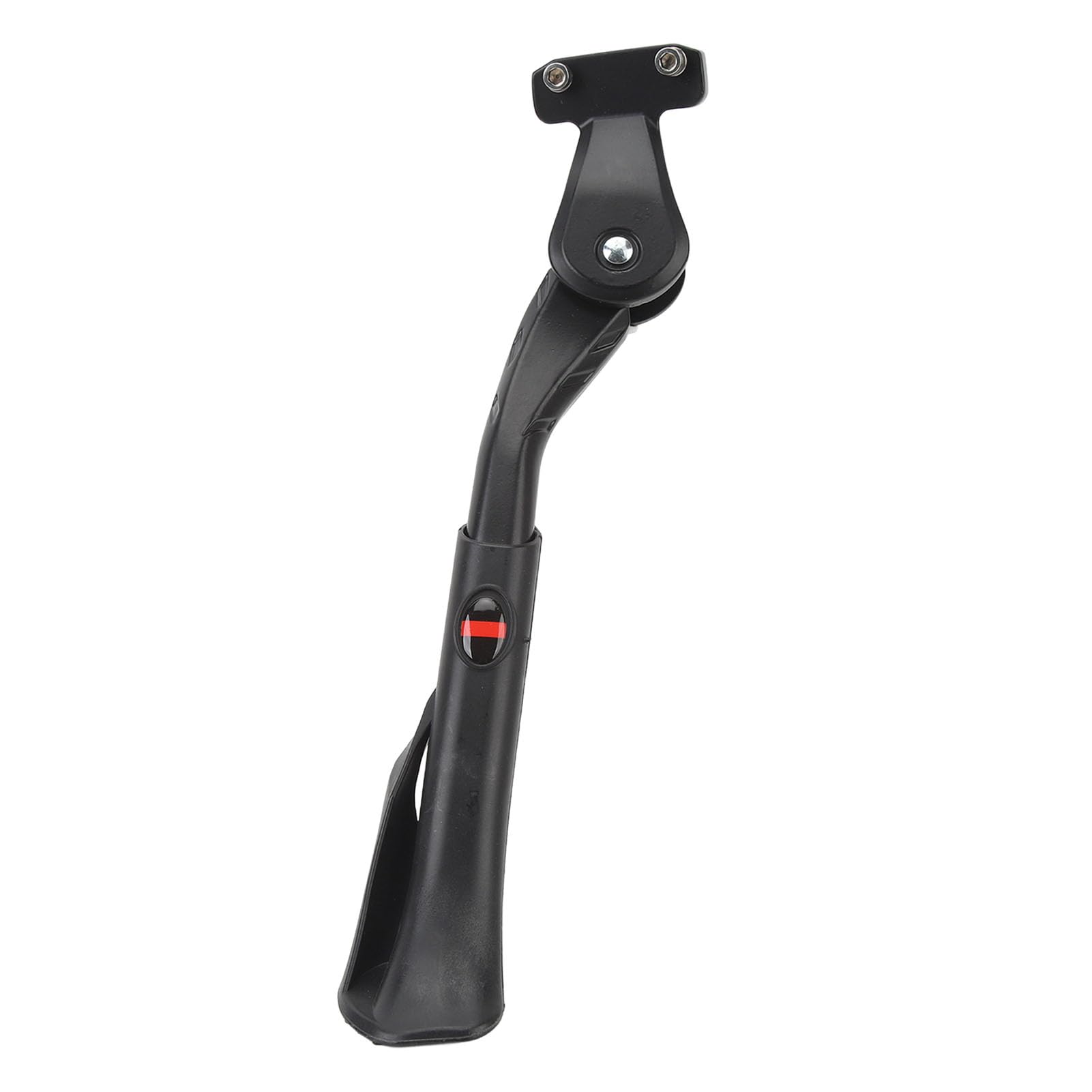 Single Side Bicycle Kickstand,Aluminium Alloy 340‑390mm Two Hole Adjustable Bike Side Support for Bike Accessory
