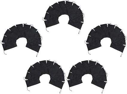 yotijar 50 Stück Schwarze Mikrofaser Schutzhülle Weiche Reinigungshülle