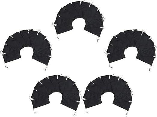 yotijar 50 Stück Schwarze Mikrofaser Schutzhülle Weiche Reinigungshülle