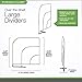 Spectrum Diversified Pair of Large Over-The-Shelf Dividers, Set of 2 Closet Shelf Dividers for Linen Closet & Wardrobe, Pair of Shelf Dividers, Closet Organizers & Storage Straightener, Chrome (77170)