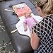 Portable Changing Pad & Clutch Station for Diaper Bag | Pink | Perfect Gift for Girl Baby Shower | Infants & Newborns | Waterproof Liner & Head Cushion | Travel Organizer with Stroller Strap