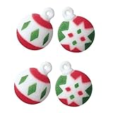 Large Ornaments Sugar Decorations Christmas Cookie Cupcake Cake 12 Count