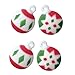 Large Ornaments Sugar Decorations Christmas Cookie Cupcake Cake 12 Count