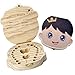 CozyCabin Baby Tooth Box, Baby Teeth Saver Box Wood Keepsake Organizer Deciduous Souvenir Box Baby Teeth Box (English, Prince)
