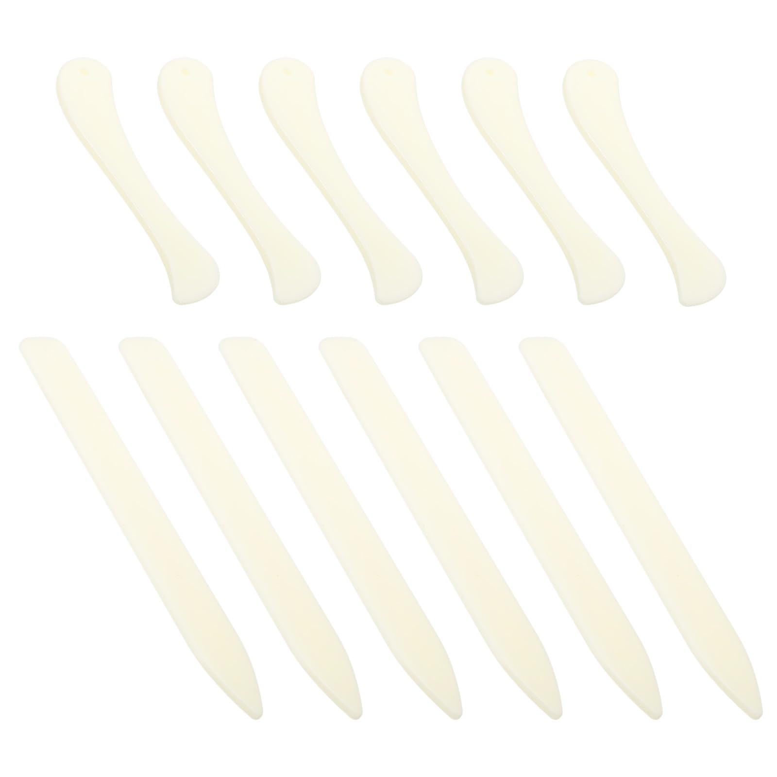 PATIKIL Stained Glass Burnisher, 10 Pcs Stained Glass Tools Plastic Flat Foiler Holder Supplies for Stained Glass Work DIY Handicrafts