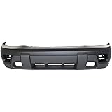 Evan-Fischer Front Bumper Cover Compatible with 2002-2007 Chevrolet Trailblazer Primed Top Textured Bottom with FL Holes (02-