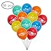 100pcs Coco Balloons Party Supplies, 12 Inch Latex Balloon Double-sided Signs for Kids Baby Shower Birthday Party Decorations