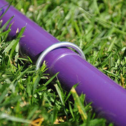 Karben KBA-01STAKE-04 Sports Base Support U-Stakes, 8' x 2.25", Silver (Pack of 4)