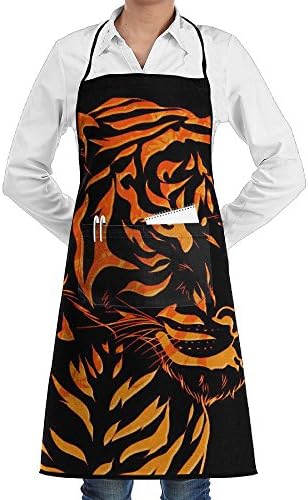 Adult US Marine USA Flag Adjustable Kitchen Bib Apron With Pocket Cooking Restaurant Chef Aprons For BBQ, Painting, Bar Pub