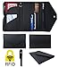 Womens RFID Blocking Wallet, Multi-purpose RFID Blocking Passport Wallet