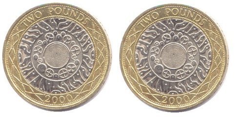 Double Sided Coin £2 [Tails] / Double Tailed 2 pound coin/Tails on both sides
