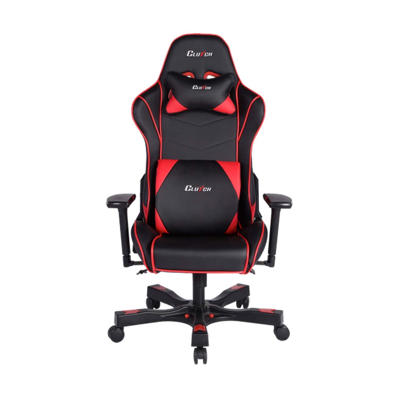 Clutch Chairz Crank Series Delta Black White Gaming Chair Black