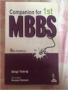 Companion For 1st Mbbs 13th Ed 9789386322838 Amazoncom - 