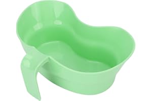 Asixxsix Lightweight Kidney Shaped Emesis Basin with Wide Mouth and Hanging Handle, Design - Suitable for Elderly, Pregnant Women, Bedridden Patients, Oral Cleaning Cup for Vomitin