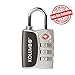 TSA Lock - 3 Digit Combination - Best TSA Approved Lock For Travel Safety and Security - Lock Alert, Heavy Duty Luggage Lock, TSA Suitcase Lock - Lock Safe Protection