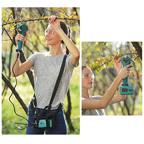 ELSP Elektrische Astschere, Wiederaufladbare Doppelbatterie (kabelgebunden Und Kabellos), 0-30MM Schneiddurchmesser… – Bild 5