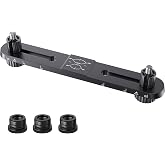 Stereo Mic Bar, Adjustable Dual Microphone Mount Bar,Universal Double Mic Holder for Stand,Precision Stereo Spacing Mic Bar for Podcast,Live Streaming,Studio Recording,Fit 3/8"&amp;5/8" Threaded Mic Stand
