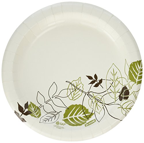 Dixie UX9WSPK, Pathways Table Ware Plates, Heavy Weight, 8-1/2, 125/PK, Pathways/White