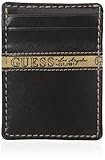 Guess Men's Montana Slim Front Pocket Wallet, Black, One Size