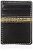 Guess Men's Montana  Slim Front Pocket Wallet, Black, One Size