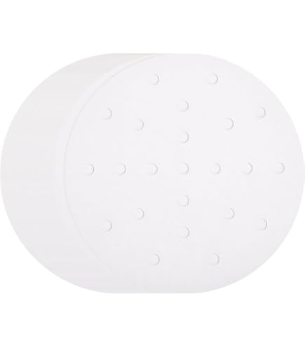 Vancens Lot De 100 Doublures Rondes En Papier Sulfurisé Perforé De