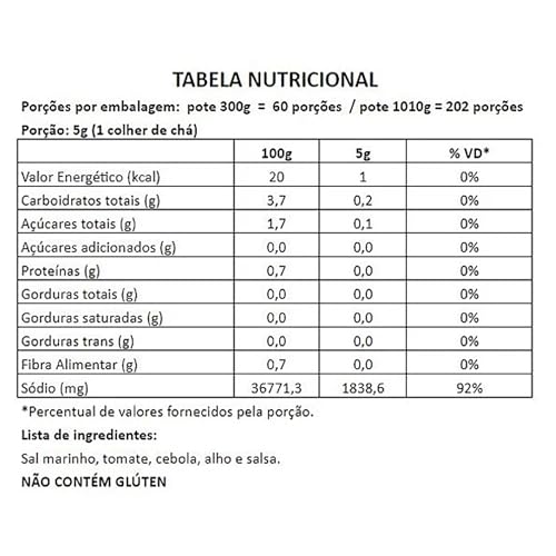 Br Spices Sal De Parrilla Com Vinagrete Br Spices Pote 1,010Kg