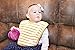 Waterproof Pullover Baby Bibs, Reversible, Triple Layered Absorption, 2 Pack, For Boys/Girls, Feeding W/O Pulling Off, Fits Toddlers and Children, 2 Cute Designs, Get Your WunderBebe Bib Today.