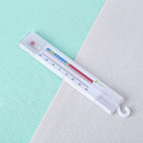 VKTECH Portable Household Fridge Dial Thermometer Freezer Refrigerator Refrigeration with Hook for Indoor Home