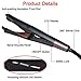 Professional Hair Straightener and Curler 2 in 1 Flat Iron Tourmaline Ceramic Twisted Plate Curling and straightening Iron in One for All Hair Types with LCD Display & Auto Shut-Offthumb 1