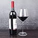 TRIANGLE 23oz, Hand Blown Lead-free Crystal Glass Burgundy/Pinot Noir Red Wine Glasses, Set of 2, Large Bowl and Long Stem, Wedding Gift Set