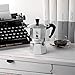 Bialetti - Moka Express: Iconic Stovetop Espresso Maker, Makes Real Italian Coffee, Moka Pot 1 Cup (2 Oz - 60 Ml), Aluminium, Silver