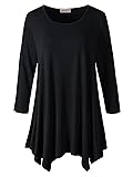 LARACE Plus Size Tops for Women 3/4 Sleeve Shirts