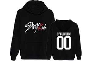 CHAIRAY Kpop Skz Hoodie Felix Sweatshirt ChangBin HyunJin Woojin Han Jisung Bangchan Minho Sweater for Unisex Adult