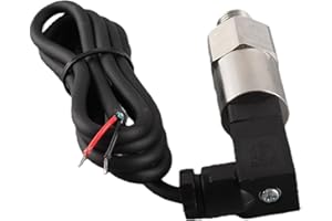 Yosoo Silicon Pressure Transmitter Transducer Sensor 4-20mA Output G1/4" for Water Gas Oil(0-1.2MPA)
