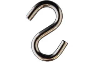 TRI SURGE 316 Marine Stainless Steel Heavy Duty S Hooks 2 Pack for Hanging Hammock, Swing, Plants, Utilitty -2.5 Inches Long, 5/16 Inch Thick