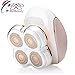 Painless Women's Hair Removal for Legs, Body, Arms, Bikini Trimmer Armpit, Face, Shoulder Cordless USB Shaver Razor Good Finishing and Well Touch Rechargeable Epilator with 4 Blade Heads As Seen On TV
