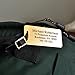 Custom Luggage Tag - Custom Brass Luggage Tag - Set of 3 - Personalized Luggage Tag - Awesome Gift for Boss - Professional Gift for Coworker