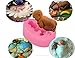 Mity Rain Baby Cake Fondant Mold,3D Silicone Baby Feet,Sleeping Baby, Baby Shower Theme Cake Decorating Mold,Chocolate Mold Baking Tool, Set of 3