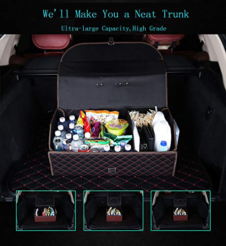 BingooPan Trunk Organizer for Car Organizers and Storage Trunk Organizer Collapsible (Large)