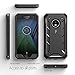 Poetic Moto G5 Plus Rugged Case, Revolution Full-Body with Hybrid Heavy Duty Protection [Built-in Screen Protector] for Motorola Moto G5 Plus (2017) Black