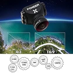 havcybin Foxeer Razer Mini FPV Camera Cam HD 5MP