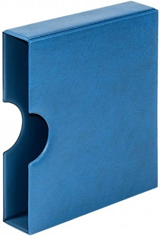 Protection cassette with cut outs for karat ring binder [Lindner 810K] in suitable colour, Colour: blue