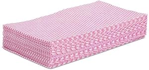 Boardwalk Foodservice Wipers, Pink/White, 12 X 21, 200/Carton