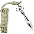 PHYSKOW Rope Dart Meteor Hammer Exercise Ball Rubber Meteor Hammer Chinese Kungfu Traditional Martial Arts Soft Equipment