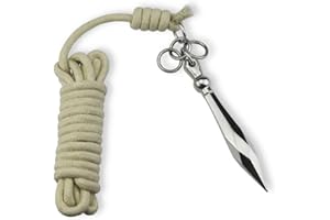 PHYSKOW Rope Dart Meteor Hammer Exercise Ball Rubber Meteor Hammer Chinese Kungfu Traditional Martial Arts Soft Equipment